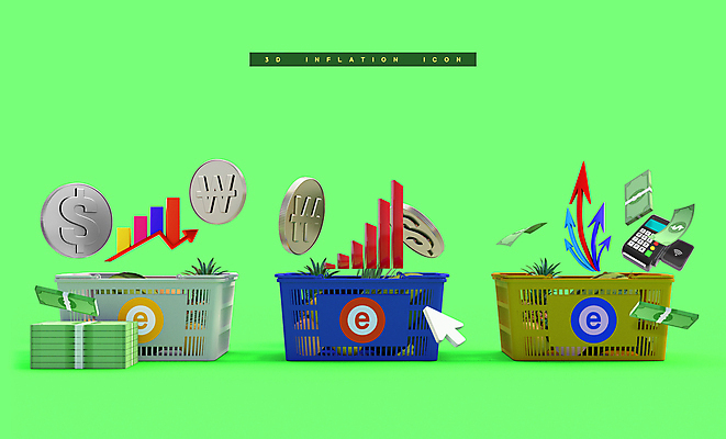 PSD 편집 편집이미지 화살표 지폐 그래프 사람없음 연두색 3D 달러 동전 계산기 원화 장바구니 막대그래프 디지털합성 상승 커서 돈더미 카드단말기 편집소스 인플레이션 편집3D 컨셉 돈 문구용품 초록색 경제 쇼핑 바구니 장비 단말기 파일형식 더미