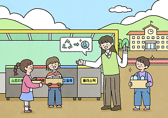 전신 PSD 구름 여자 교육 남자 화살표 지구 어린이 말풍선 일러스트 학교 서기 들기 소녀 소년 여러명 성인 상자 자연보호 교사 재활용 가리킴 최고 물병 분리수거 분리수거함 분리배출 분리수거장 탄소제로 재활용표시 국내일러스트 자연요소 직업 다수 모션 자연 표시 사람 손짓 보호 물통 친환경 쓰레기장 수거함 파일형식