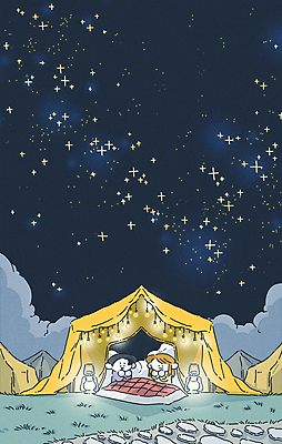 PSD 구름 커플 여자 남자 별 일러스트 밤하늘 텐트 상반신 성인 두명 이불 캠핑 랜턴 야간 남색 은하수 성인만 국내일러스트 자연요소 컬러 관계 침구 자연 하늘 레저 조명 캠핑도구 사람 파일형식