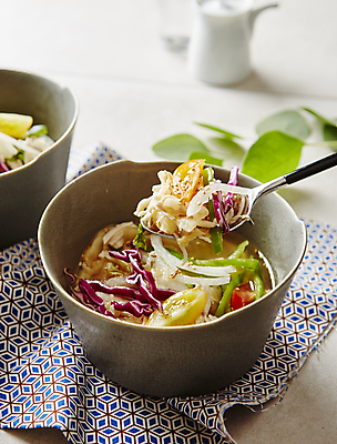 포토 JPG 채소 양파 피망 들기 사람없음 아웃포커스 숟가락 적채 냉국 적양배추 국내포토 모션 촬영기법 수저 양배추 국 파일형식