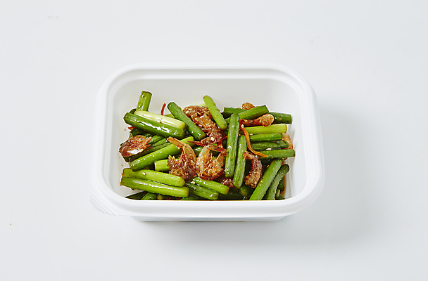 포토 JPG 반찬 사람없음 용기 흰배경 담기 건새우 마늘쫑새우볶음 마늘종 국내포토 그릇 음식 줄기 백그라운드 모션 새우 건조 마늘 흰색 볶음 파일형식