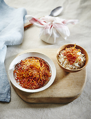 포토 JPG 밥 반찬 사람없음 고추장 매움 볶음 밥그릇 건어물 뱅어 어포 뱅어포 국내포토 그릇 음식 어류 양념 맛 파일형식