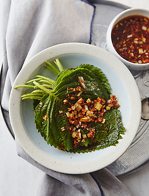 포토 JPG 반찬 사람없음 양념 깻잎 깻잎절임 다진마늘 국내포토 음식 채소 절임 파일형식