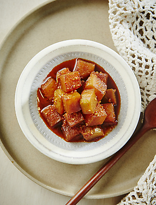 포토 JPG 반찬 사람없음 무 매움 조림 무조림 국내포토 음식 뿌리채소 맛 파일형식