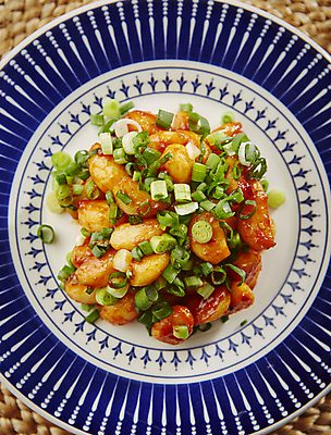 포토 JPG 반찬 마늘 사람없음 조림 쪽파 국내포토 음식 채소 파 파일형식