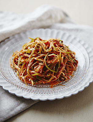 포토 JPG 한식 반찬 사람없음 아웃포커스 겉절이 파절이 파채 국내포토 음식 김치 촬영기법 무침 파일형식