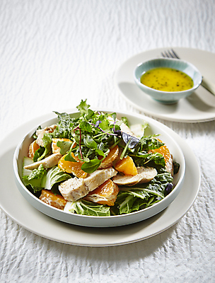 포토 JPG 실내 사람없음 샐러드 흰배경 한라봉 건강식 닭가슴살 국내포토 음식 백그라운드 과일 내부 닭고기 흰색 파일형식