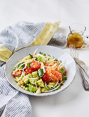 포토 JPG 포크 실내 사람없음 샐러드 식탁보 흰배경 건강식 시럽컵 조 국내포토 식기 음식 백그라운드 곡류 내부 흰색 파일형식