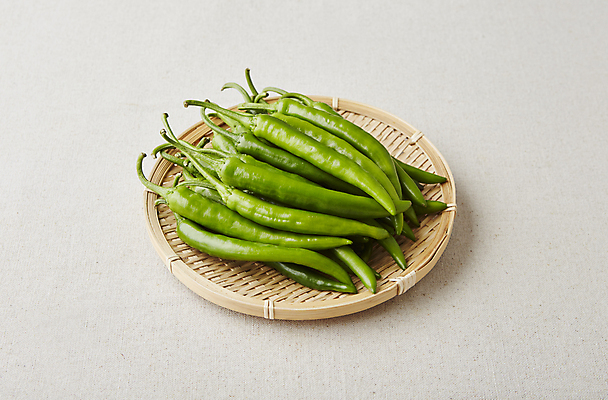 포토 JPG 채소 식재료 고추 회색배경 실내 사람없음 바구니 풋고추 오이고추 청양고추 국내포토 백그라운드 내부 회색 파일형식