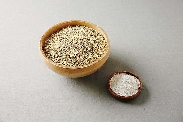 포토 JPG 식재료 회색배경 곡류 실내 사람없음 가루 메밀 국내포토 백그라운드 내부 회색 파일형식