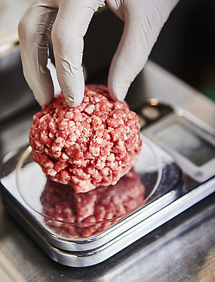 포토 JPG 손 장갑 식재료 실내 육류 신체부위 소고기 잡기 계량 다진고기 전자저울 국내포토 잡화 모션 저울 사람 내부 파일형식