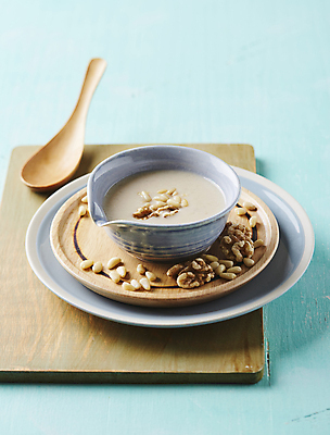 포토 JPG 사람없음 견과류 파란배경 잣 잣죽 국내포토 백그라운드 파란색 죽 파일형식