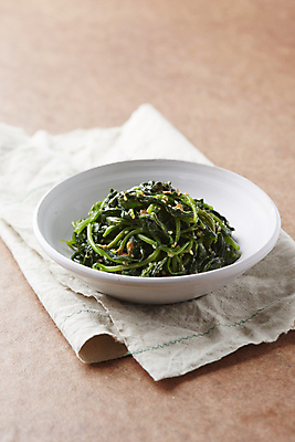 포토 JPG 반찬 사람없음 된장 나물무침 갈색배경 비름나물 비름나물무침 국내포토 음식 백그라운드 갈색 양념 나물 무침 파일형식