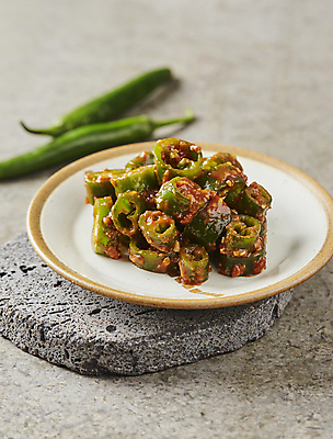 포토 JPG 고추 회색배경 사람없음 무침 무침요리 오이고추 고추된장박이 국내포토 음식 백그라운드 채소 회색 파일형식