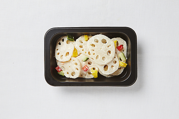 포토 JPG 한식 반찬 오이 파프리카 사람없음 샐러드 흰배경 무침 연근 연근요리 국내포토 음식 백그라운드 채소 흰색 파일형식