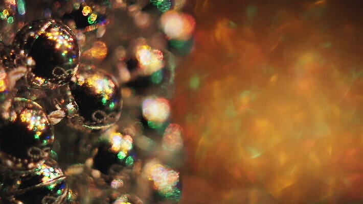 백그라운드 크리스마스 패턴 공 모션 추상 휴가 새해 사람없음 장식 빛 컬러풀 뷰티 반사 축제 축하 황금 소프트포커스 회전 보케 마법 빛망울 광 MOV 해외동영상 클립영상 기념일 컬러 컨셉 무늬 촬영기법 동영상 파일형식