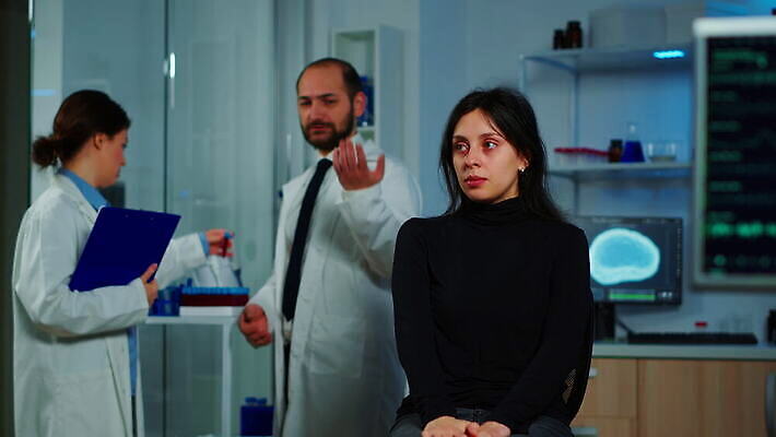 과학 건강 병원 실험 스터디 컴퓨터 약 머리 디지털 스크린 모니터 헤드폰 기계 장비 환자 의사 정보 마음 네트워크 기다림 엔지니어 실험실 질병 연구원 과학자 뇌 시설 하이테크 개발 스캐너 4K MOV 해외동영상 클립영상 직업 음향기기 의학 모션 기술 신체부위 전자제품 학습 의료진 기술자 동영상 학자 파일형식