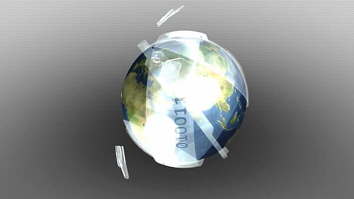 지구 과학 백그라운드 컨셉 미래 사람없음 세계 디지털 껍질 원형 회전 하이테크 방패 궤도 애니메이션 여의주 MOV 해외동영상 클립영상 도형 기술 동영상 파일형식