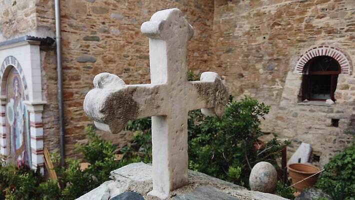 전통 기독교 종교 문화 여행 건축양식 사람없음 건물 교회 탑 중세 역사 그리스 신성 수도원 그리스인 랜드마크 비잔틴 옛날 4K MP4 해외동영상 클립영상 서양인 건축물 건축 유럽 종교건축 동영상 제국 파일형식