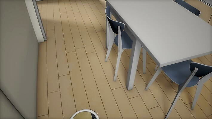 바닥 주택 사람없음 스마트 로봇 먼지 청소부 자동 자동화 진공 4K MOV 해외동영상 AI_인공지능 클립영상 직업 컨셉 건물 동영상 파일형식