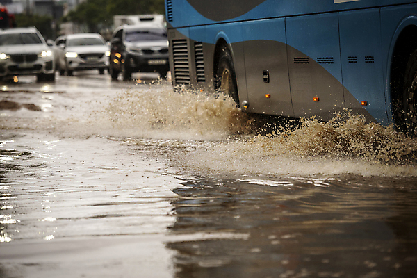 포토 JPG 주간 도로 자동차 버스 사람없음 야외 아웃포커스 비 홍수 자연재해 튀는물 폭우 성남 흙탕물 국내포토 자연요소 길 육상교통 교통시설 날씨 대중교통 촬영기법 물 재해 액체표현 경기도 스플래쉬 파일형식