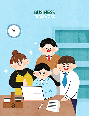 여자 남자 커피 하늘색 일러스트 비즈니스 협력 여러명 상반신 성인 노트북 사무실 업무 비즈니스맨 비즈니스우먼 책상 동료 문서 따봉 성인만 커피캐리어 국내일러스트 AI파일 음료 가구 다수 관계 사람 파란색 전자제품 최고 작업 직장인 테이크아웃 파일형식 벡터