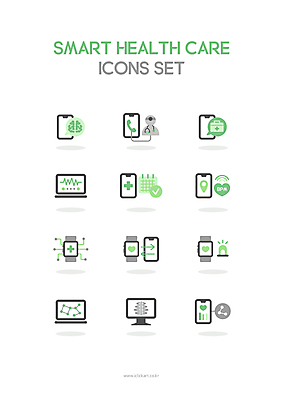 아이콘 사람모양 건강 사람없음 연두색 노트북 스마트폰 검은색 의사 달력 맥박 구급상자 스마트 두뇌 뇌 전달 통화 공유 전송 구급약 비상등 심전도 스마트워치 원격의료 2D아이콘 AI파일 모양 컬러 컨셉 의학 모션 초록색 전자제품 핸드폰 스마트기기 약 진료 의료진 의료용품 원격 웨어러블 파일형식 벡터