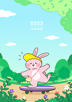 나무 구름 한마리 꽃 일러스트 팔벌리기 휴식 사람없음 귀여움 봄 토끼띠 토끼 스케이트보드 풀 승차 즐거움 토끼캐릭터 봄소풍 2023년 계묘년 국내일러스트 AI파일 자연요소 식물 1 계절 감정 동물캐릭터 컨셉 포유류 모션 반려동물 소풍 십이지신 보드_스포츠 연도 파일형식 벡터