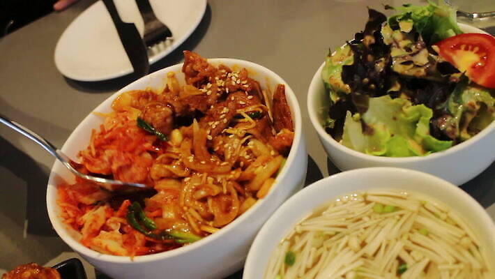 음식 채소 모션 한국 요리 사람없음 식사 저녁식사 샐러드 점심식사 맛있는 MOV 해외동영상 클립영상 아시아 동영상 파일형식