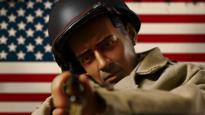 모델 무기 인형 포즈 유니폼 사람없음 장난감 숫자 미국 기계 피규어 총 깃발 헬멧 군용 싸움 전쟁 육군 병정 전사 보병 인공 4K MP4 해외동영상 클립영상 문자 옷 북아메리카 모션 군대 미니어처 보호장비 동영상 파일형식