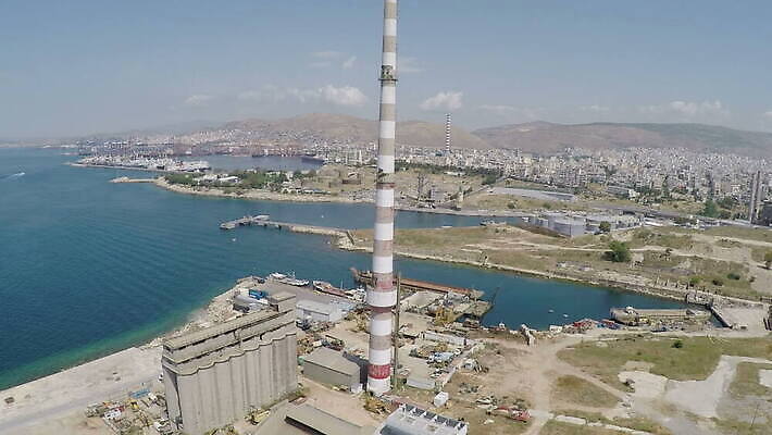 산업 안테나 사람없음 쌓기 건설현장 그리스 깔대기 드론 MOV 해외동영상 클립영상 유럽 통신 모션 건설업 동영상 파일형식