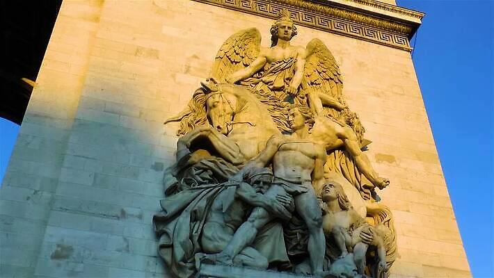 유럽 여행 건축양식 사람없음 일몰 프랑스 닫기 묘사 각도 프랑스어 랜드마크 파리(프랑스) MP4 해외동영상 클립영상 문자 건축 나라 모션 노을 동영상 파일형식