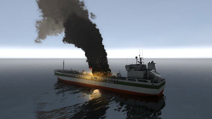 바다 불 사람없음 화물 기름 공격 컨테이너 폭발 가스 수입 유조선 재앙 화상 4K MOV 해외동영상 클립영상 자연요소 산업 음식 모션 운송업 상처 동영상 파일형식