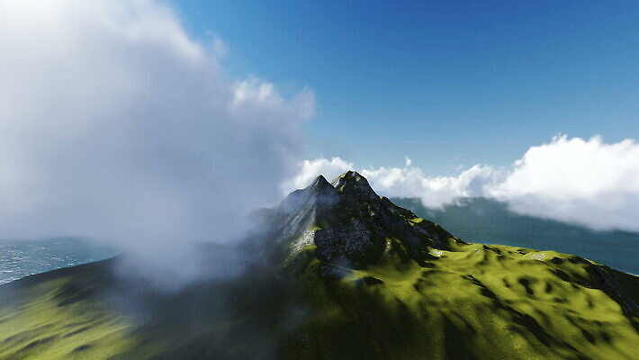 하늘 산 사람없음 3D HD MOV 해외동영상 클립영상 디지털합성 동영상 파일형식