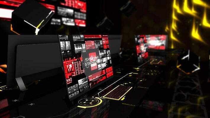 산업 미래 사람없음 컴퓨터 3D 스크린 모니터 방 장비 외계인 판넬 네트워크 센터 역 하이테크 전자 시스템 애니메이션 명령 제어 4K HD MOV 해외동영상 클립영상 컨셉 교통시설 기술 전자제품 미확인물체 디지털합성 동영상 파일형식