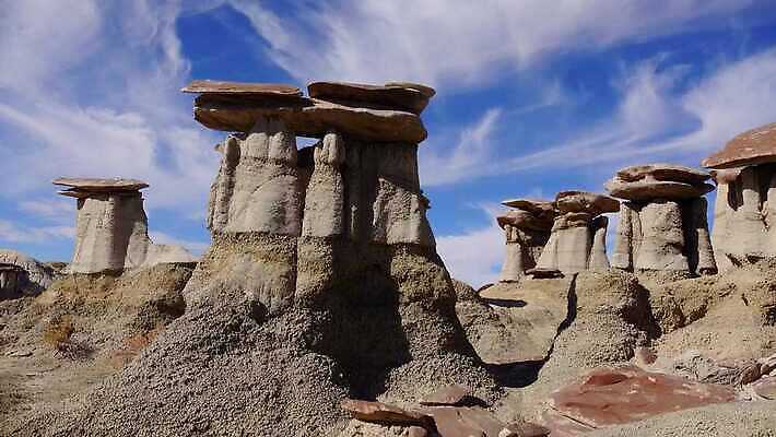 공원 자연 산 멕시코 건조 국립공원 풍경 사람없음 야외 가로 스터디 계곡 미국 사막 탐험 외계인 가을 바위 황무지 사암 뉴멕시코 전국 지질학 특별함 불모지 4K 건조기후 MP4 해외동영상 클립영상 계절 공공시설 교육 컨셉 북아메리카 학습 미확인물체 돌_바위 생태계 동영상 파일형식