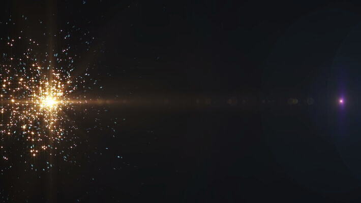 디자인 별 백그라운드 모션 하늘 추상 휴가 새로움 프레임 폭죽 사람없음 빛 반짝임 파티 어둠 에너지 광선 축하 황금 입자 야간 저녁 연도 꼬리 은하계 먼지 마법 애니메이션 광 더스트파티클 효과 4K MOV 해외동영상 클립영상 자연요소 컨셉 무늬 이벤트 동영상 파일형식