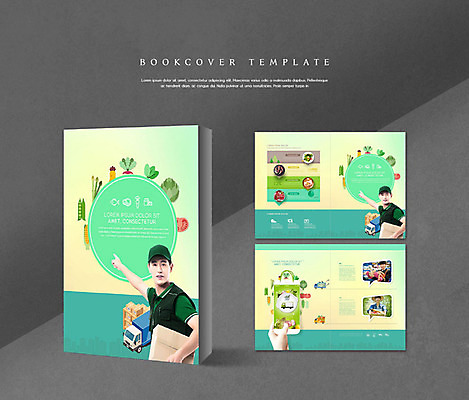 PSD 템플릿 표지디자인 북디자인 출판디자인 표지 ZIP 내지 음식 리플렛 북커버 사람 팜플렛 20대 성인 초록색 한국인 신선 택배기사 농부 어부 스마트 배송 편리함 원산지 성인남자만 이미지템플릿 직업 컬러 컨셉 동양인 청년 배달원 남자만 성인만 파일형식