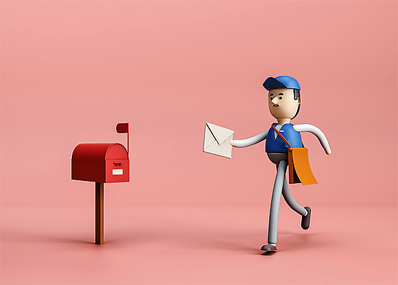 PSD 편집 편집이미지 캐릭터 남자 백그라운드 3D캐릭터 한명 성인 상자 3D소스 3D 우체통 우편물 배송 디지털합성 오브젝트 성인남자한명만 편집소스 편집3D 1 사람 남자한명만 성인남자만 파일형식