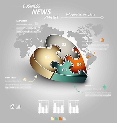 EPS 해외이미지 템플릿 디자인 백그라운드 일러스트 비즈니스 통신 통계 사람없음 그래픽 컬러풀 자료 인포그래픽 정보 네트워크 분석 보고서 레이아웃 문서 단계 엘리먼트 인터페이스 인터랙티브 해외202004 해외일러스트 컬러 컨셉 파일형식 벡터