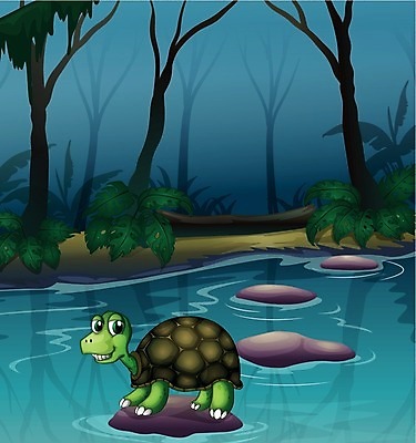 EPS 해외이미지 나무 식물 동물 호수 백그라운드 잎 일러스트 그림자 풍경 야외 목재 그래픽 초록색 물 반려동물 강 반사 갈색 어둠 흙 껍질 나뭇가지 연못 거북이 숲 땅 그림 통나무 장면 느림 깊이 등딱지 땅바닥 수목 해외202004 해외일러스트 자연요소 컬러 재료 파충류 바닥 파일형식 벡터