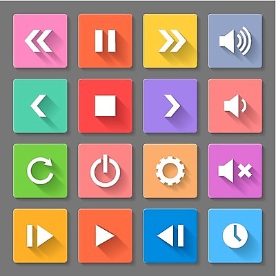 EPS 해외이미지 디자인 시계 일러스트 놀이 새로움 세트 컬러풀 픽토그램 웹 힘 침묵 소리 공구 플랫 어플리케이션 볼륨 수집 심볼 사인 메뉴 옵션 상쾌 정사각형 오디오 시끄러움 멀리 네비게이션 일시정지 동영상 멀티미디어 타이머 설정 명령 그만 되감기 벙어리 인터페이스 플레이어 리셋 해외202004 해외일러스트 도형 감정 컬러 컨셉 인터넷 전자제품 도구 파일형식 벡터