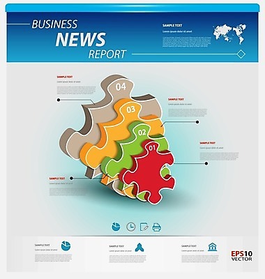 EPS 해외이미지 템플릿 디자인 백그라운드 일러스트 비즈니스 통신 통계 사람없음 그래픽 컬러풀 자료 인포그래픽 정보 네트워크 분석 보고서 레이아웃 문서 단계 엘리먼트 인터페이스 인터랙티브 해외202004 해외일러스트 컬러 컨셉 파일형식 벡터