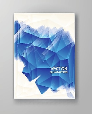 EPS 해외이미지 템플릿 디자인 배너 포스터 종이 백그라운드 일러스트 벽지 수채화 미술 사람없음 그래픽 장식 파란색 페인트 얼룩 그림 캔버스 페이지 엘리먼트 해외202004 해외일러스트 컬러 문화예술 파일형식 벡터