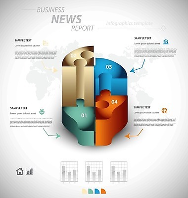 EPS 해외이미지 템플릿 디자인 백그라운드 일러스트 비즈니스 통신 통계 사람없음 그래픽 컬러풀 자료 인포그래픽 정보 네트워크 분석 보고서 레이아웃 문서 단계 엘리먼트 인터페이스 인터랙티브 해외202004 해외일러스트 컬러 컨셉 파일형식 벡터