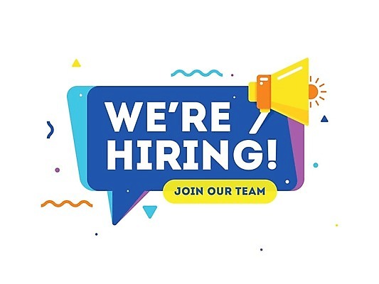 EPS 해외이미지 직업 디자인 배너 포스터 컨셉 일러스트 비즈니스 추상 노동자 사무실 라벨 확성기 소리 장비 발표 연결 종업원 직원 검색 면접 사냥 모집 발견 고용 수배 채용 후보 해외202004 해외일러스트 무늬 프레임 구직 파일형식 벡터