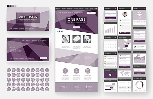 EPS 해외이미지 템플릿 디자인 백그라운드 지도 인터넷 일러스트 비즈니스 모바일 추상 사람없음 그래픽 세트 세계 보라색 웹 플랫 메뉴 레이아웃 페이지 기하학 UI 인터페이스 해외202004 해외일러스트 컬러 무늬 파일형식 벡터