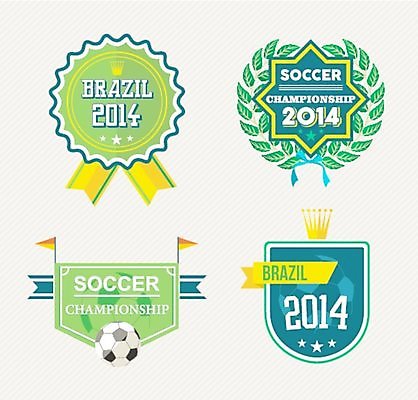 EPS 해외이미지 디자인 리본 스포츠 컨셉 일러스트 공 아이디어 미술 경기 사람없음 그래픽 장식 초록색 세트 꼬리표 라벨 디지털 축구 경쟁 게임 깃발 심볼 복고 2014년 방패 기하학 브라질 엘리먼트 토너먼트 해외202004 해외일러스트 컬러 무늬 놀이 문화예술 프레임 구기 남아메리카 연도 파일형식 벡터