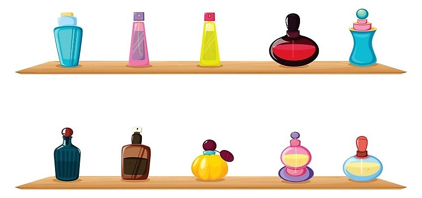 EPS 해외이미지 클립아트 백그라운드 일러스트 선반 목재 그래픽 세트 방 흰색 작음 만화 향수 그림 향기 고립 쾰른 시리즈 해외202004 해외일러스트 나무 컬러 가구 재료 독일 화장품 크기 냄새 파일형식 벡터