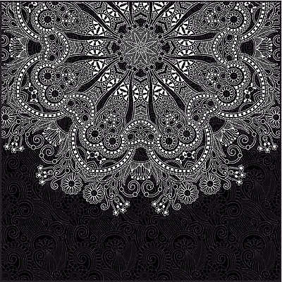 EPS 해외이미지 모양 디자인 꽃 백그라운드 잎 꽃무늬 패턴 일러스트 추상 프레임 미술 사람없음 장식 검은색 패턴백그라운드 화려 우아함 스타일 해외202004 해외일러스트 식물 컬러 컨셉 무늬 문화예술 파일형식 벡터